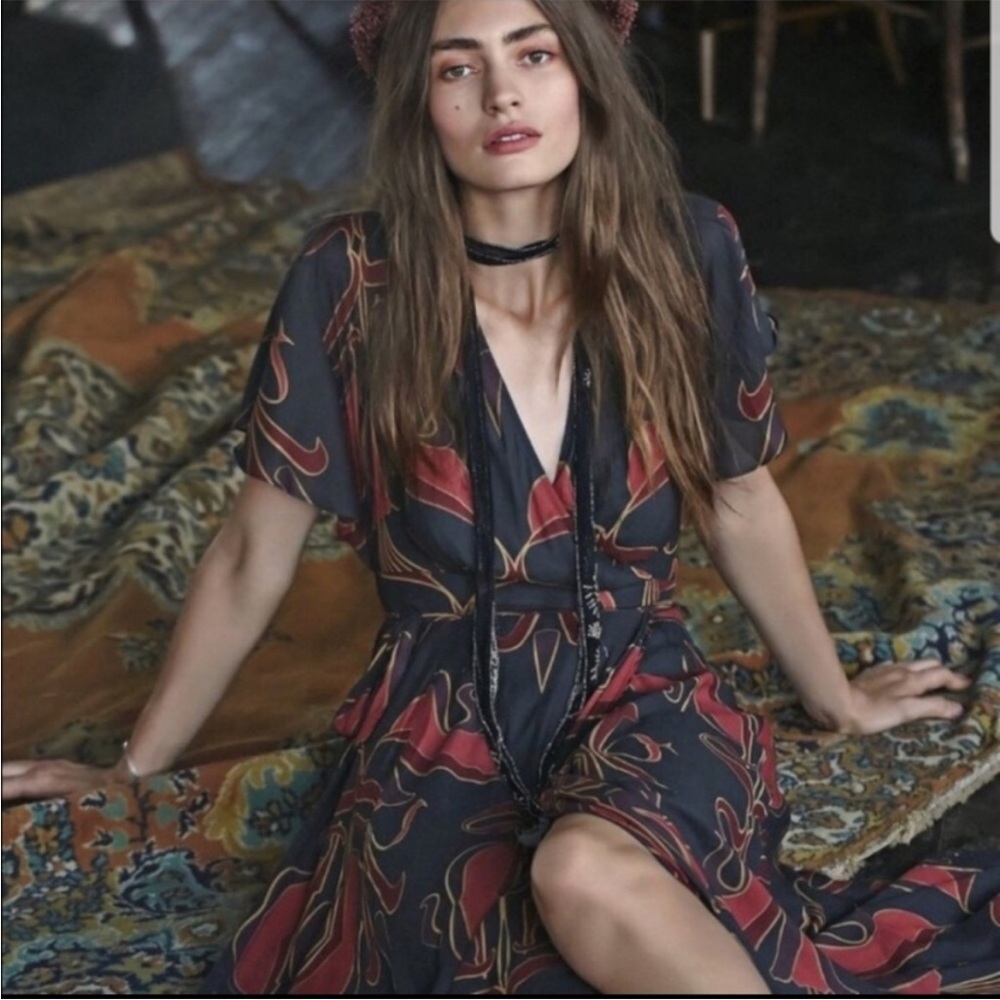 Free People Sweet Escape Wrap Dress